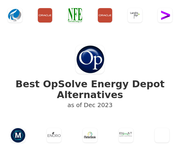 Best OpSolve Energy Depot Alternatives
