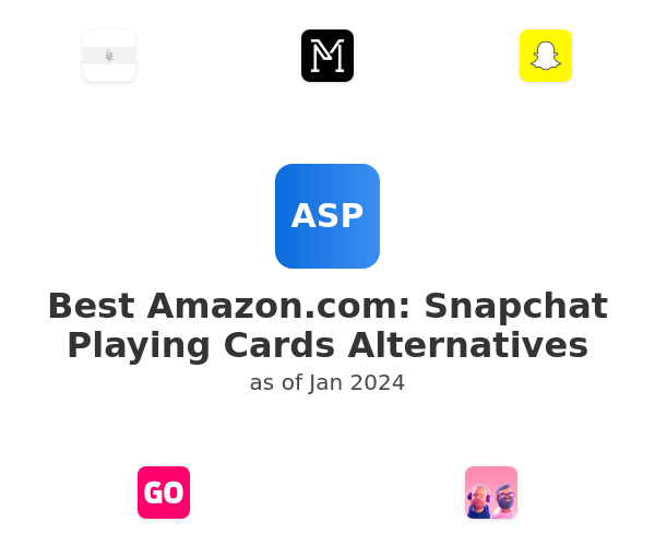 Best Amazon.com: Snapchat Playing Cards Alternatives