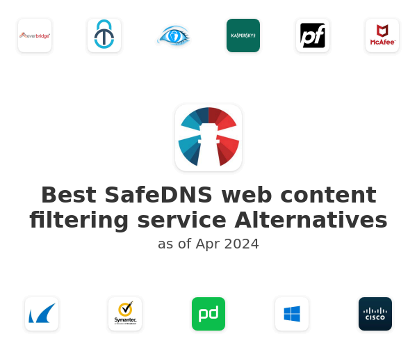 Best SafeDNS web content filtering service Alternatives