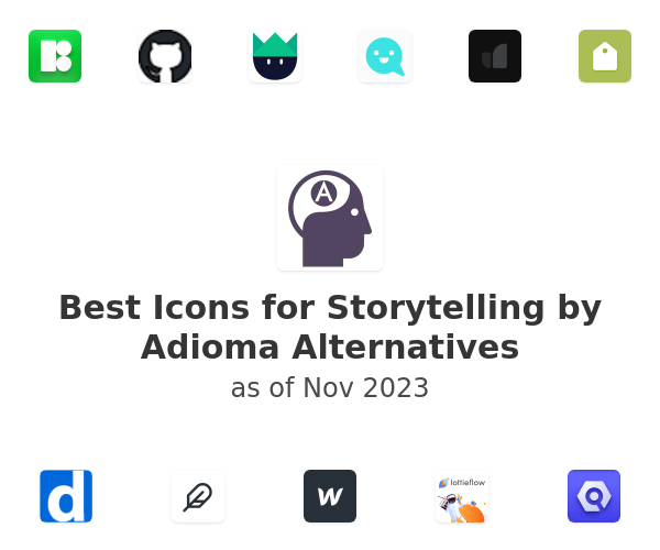 Best Icons for Storytelling by Adioma Alternatives