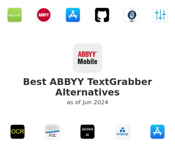 Best ABBYY TextGrabber Alternatives