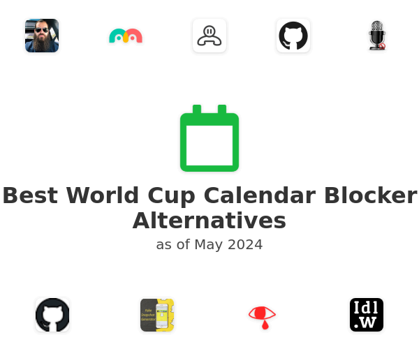 Best World Cup Calendar Blocker Alternatives