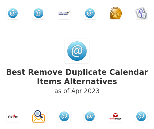 Best Remove Duplicate Calendar Items Alternatives