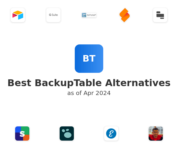 Best BackupTable Alternatives