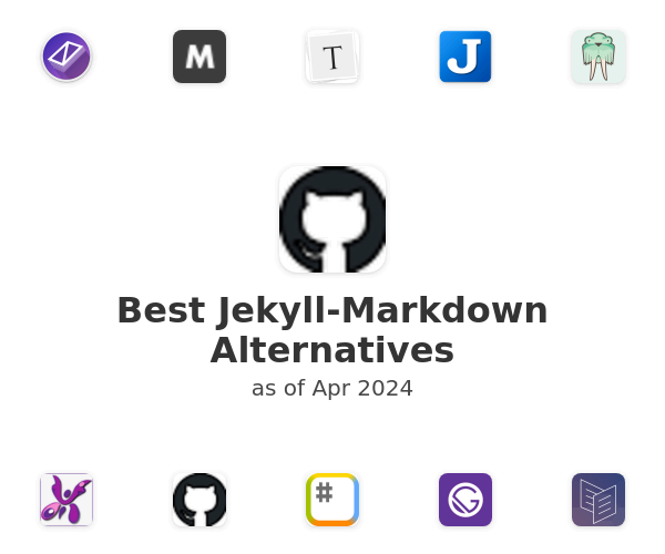 Best Jekyll-Markdown Alternatives