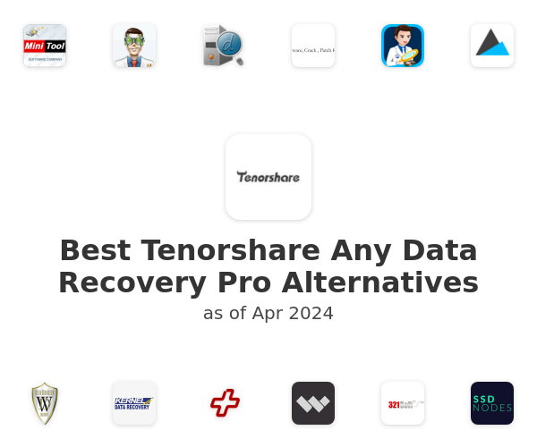 Best Tenorshare Any Data Recovery Pro Alternatives