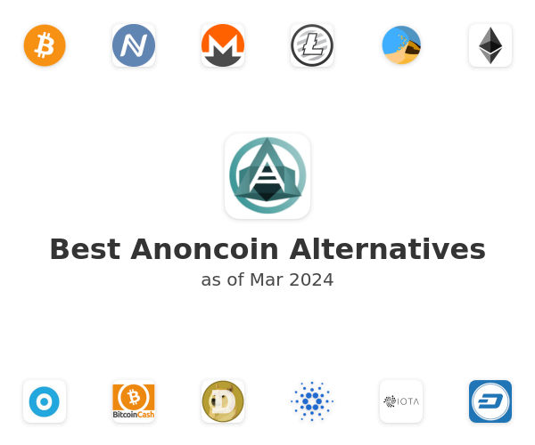Best Anoncoin Alternatives