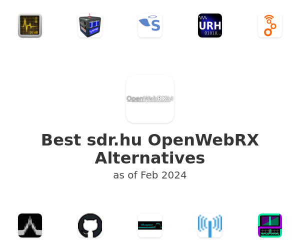 Best sdr.hu OpenWebRX Alternatives