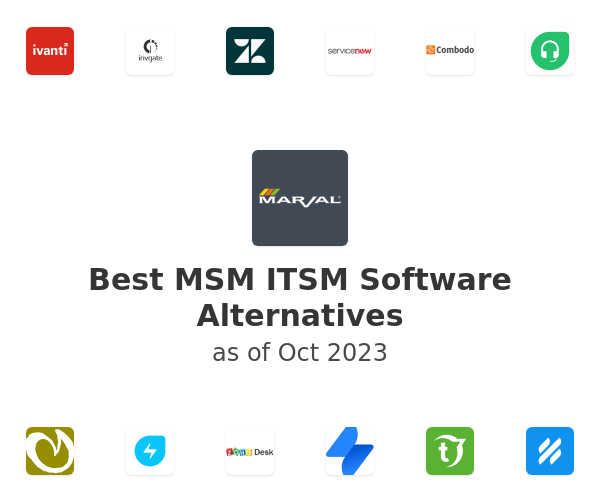 Best MSM ITSM Software Alternatives