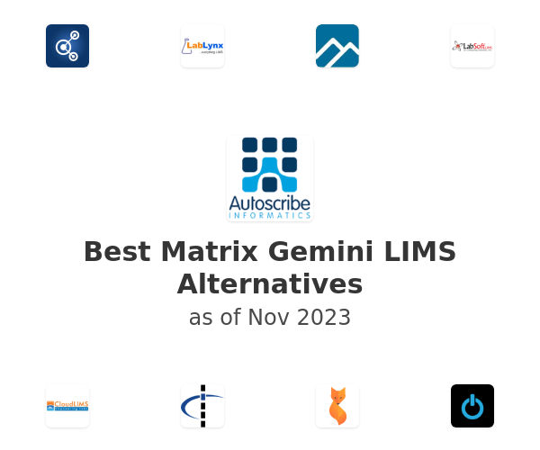 Best Matrix Gemini LIMS Alternatives