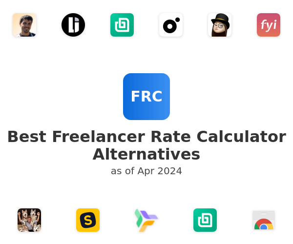 Best Freelancer Rate Calculator Alternatives