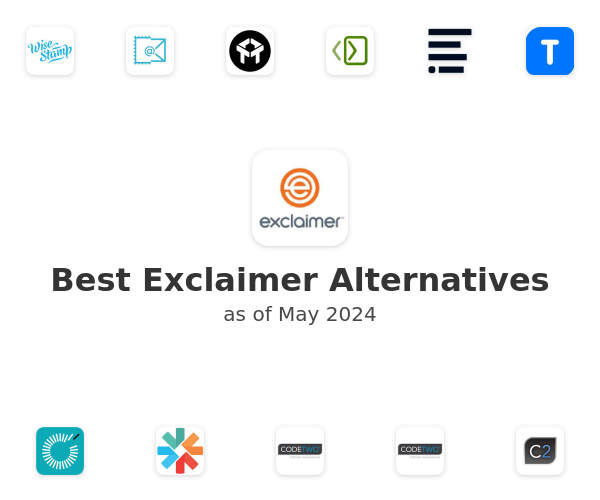 Best Exclaimer Alternatives