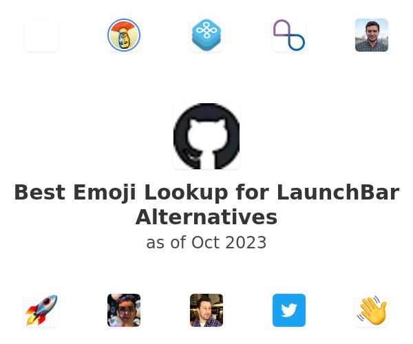 Best Emoji Lookup for LaunchBar Alternatives