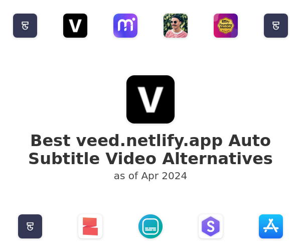 Best veed.netlify.app Auto Subtitle Video Alternatives