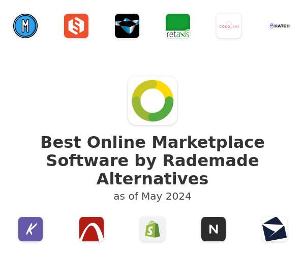 Best Online Marketplace Software by Rademade Alternatives