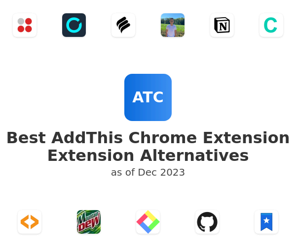 Best AddThis Chrome Extension Extension Alternatives