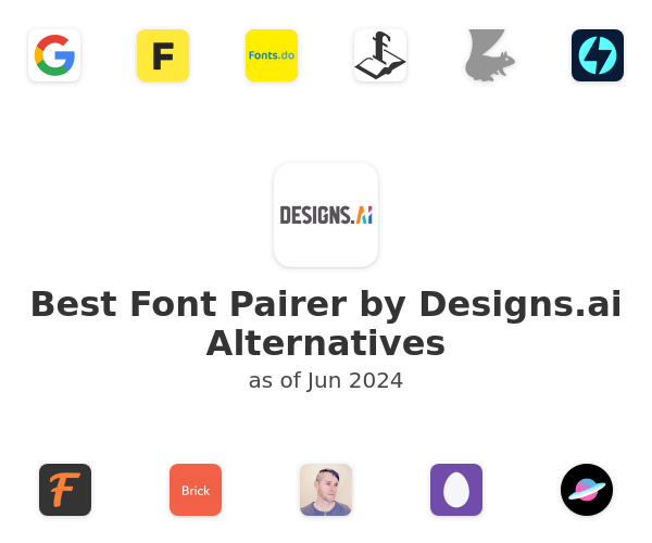 Best Font Pairer by Designs.ai Alternatives
