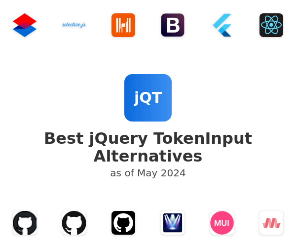 Best jQuery TokenInput Alternatives