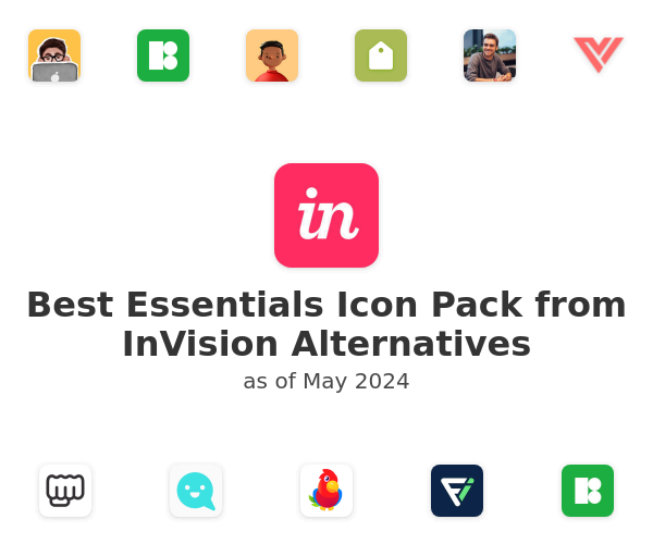Best Essentials Icon Pack from InVision Alternatives
