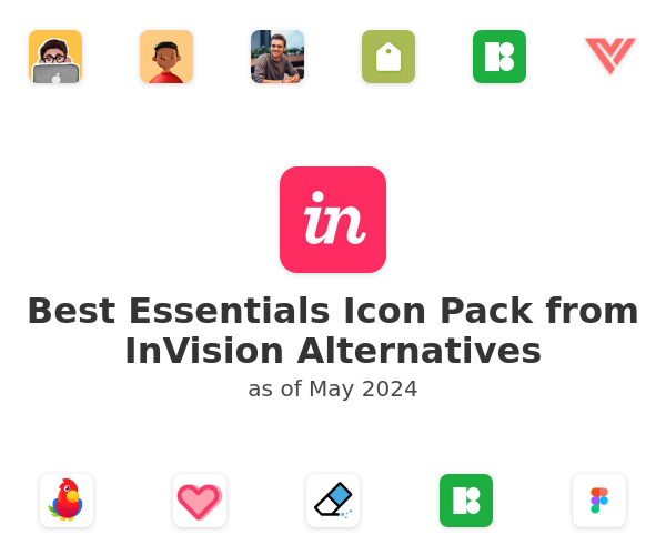 Best Essentials Icon Pack from InVision Alternatives