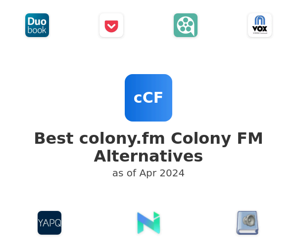 Best colony.fm Colony FM Alternatives