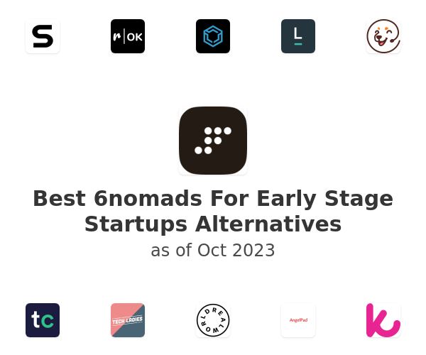 Best 6nomads For Early Stage Startups Alternatives