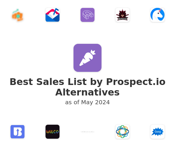Best Sales List by Prospect.io Alternatives