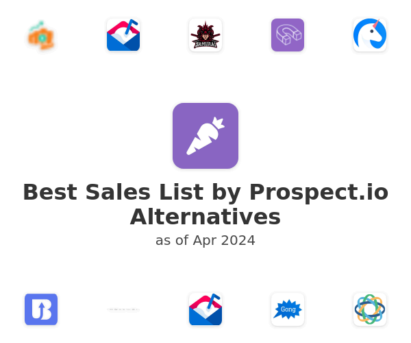 Best Sales List by Prospect.io Alternatives