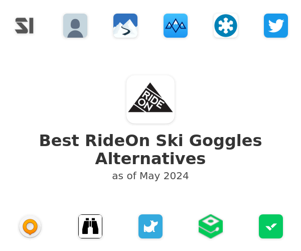 Best RideOn Ski Goggles Alternatives