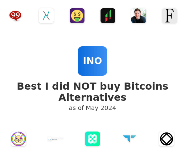 Best I did NOT buy Bitcoins Alternatives