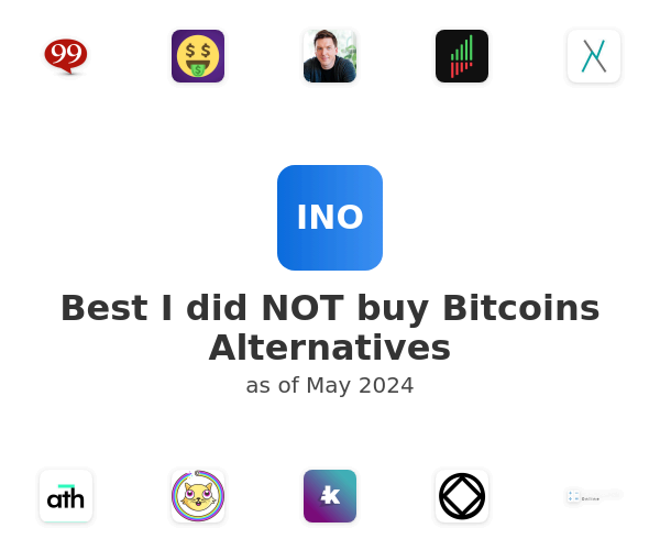 Best I did NOT buy Bitcoins Alternatives