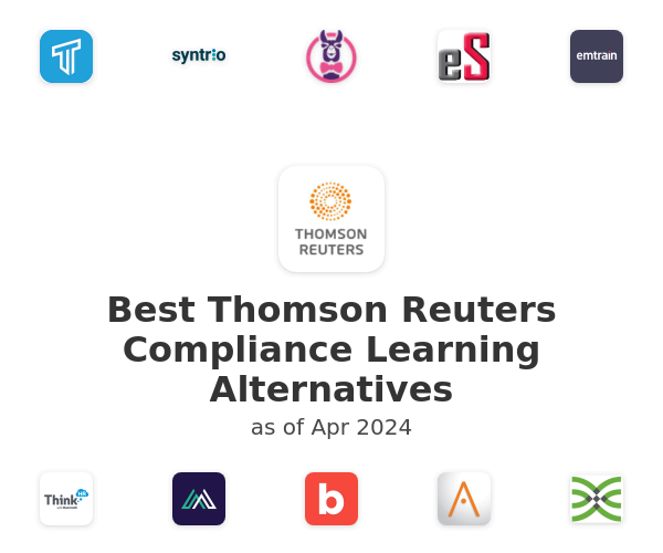 Best Thomson Reuters Compliance Learning Alternatives