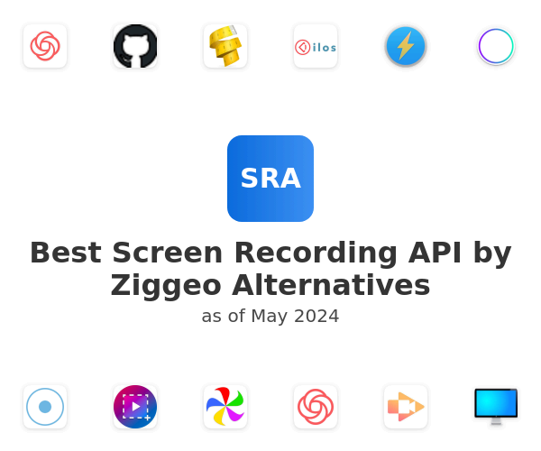 Best Screen Recording API by Ziggeo Alternatives