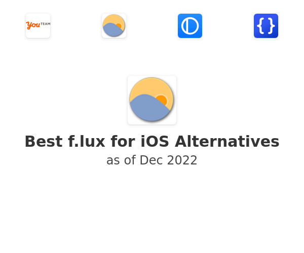 Best f.lux for iOS Alternatives