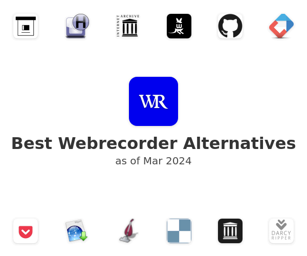 Best Webrecorder Alternatives