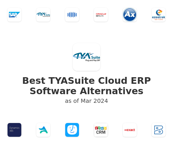 Best TYASuite Cloud ERP Software Alternatives