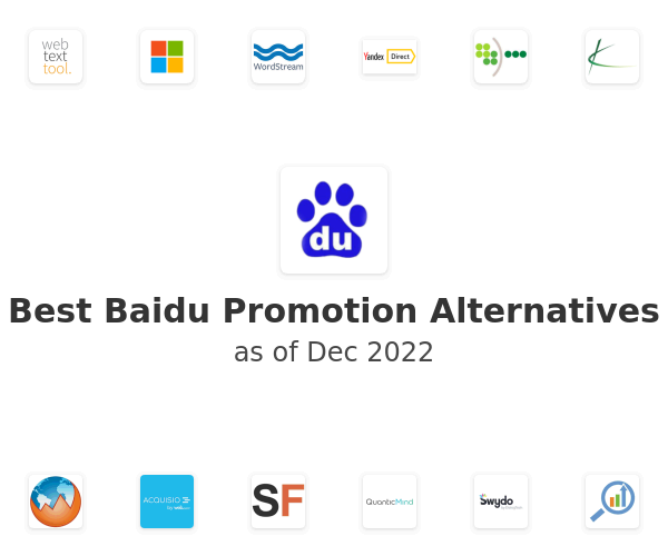 Best Baidu Promotion Alternatives