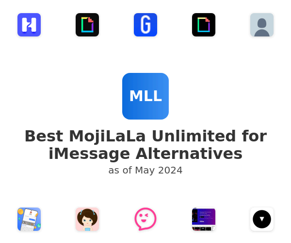 Best MojiLaLa Unlimited for iMessage Alternatives