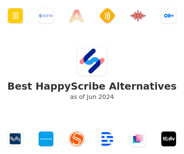 Best HappyScribe Alternatives