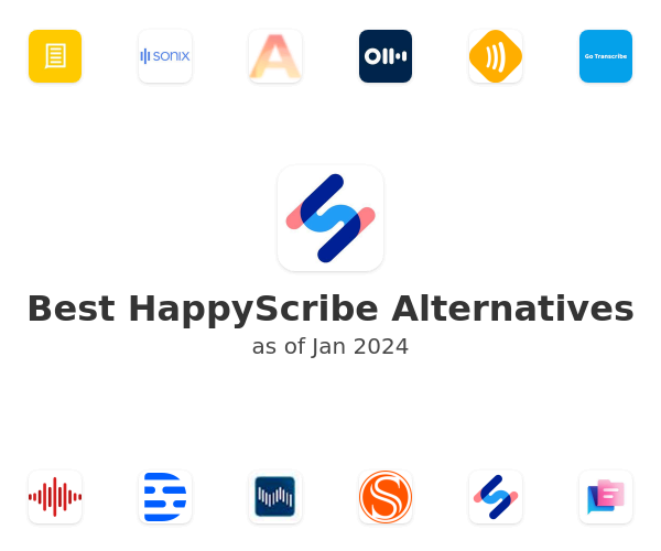 Best HappyScribe Alternatives