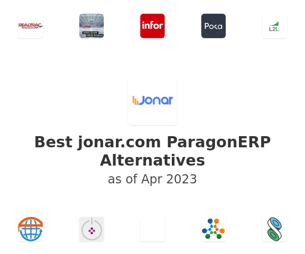 Best jonar.com ParagonERP Alternatives
