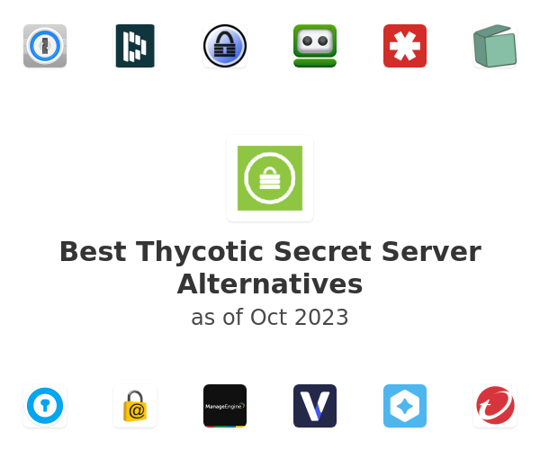 Best Thycotic Secret Server Alternatives