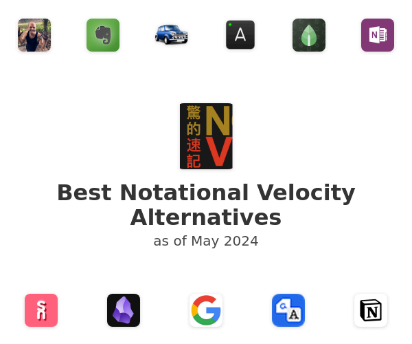 Best Notational Velocity Alternatives