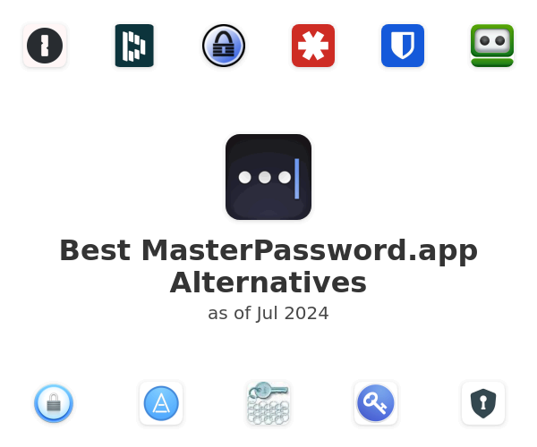 Best MasterPassword.app Alternatives