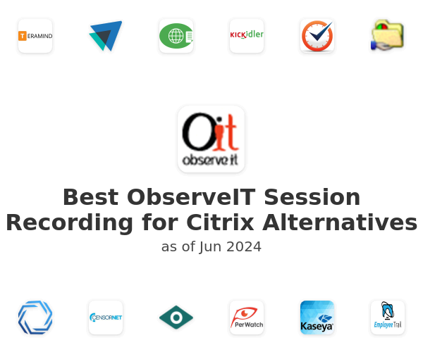 Best ObserveIT Session Recording for Citrix Alternatives