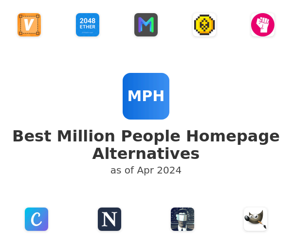 Best Million People Homepage Alternatives