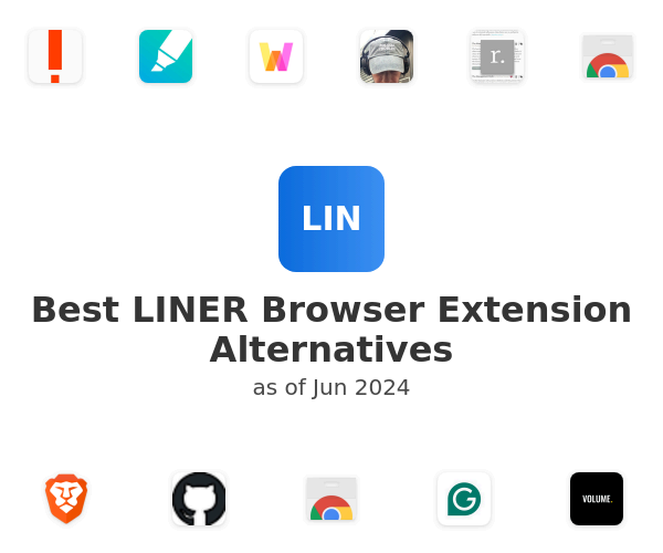 Best LINER Browser Extension Alternatives