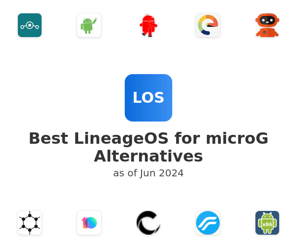 Best LineageOS for microG Alternatives