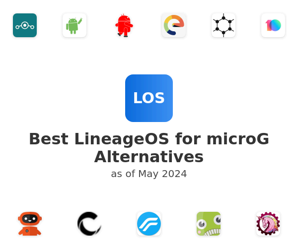 Best LineageOS for microG Alternatives