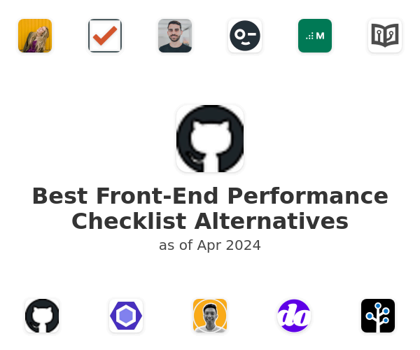 Best Front-End Performance Checklist Alternatives